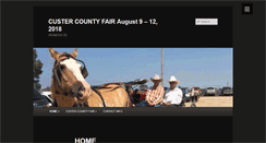 Desktop Screenshot of custercountyfair.com